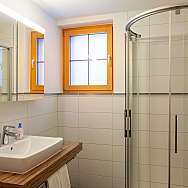 Modern bathroom with shower