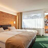 Gemütliches Schlafzimmer mit Aussicht